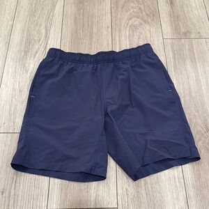 Myles Makes Moves Navy Blue Lined Shorts Small